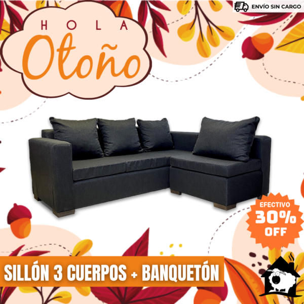 Oferta Especial Sillon Americano + banqueton Rio Cuarto
