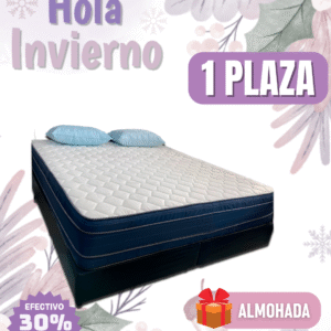 Conjunto Madrid Resortes 80x190x29