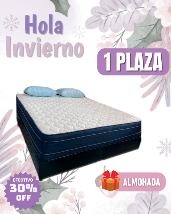 Conjunto Madrid Resortes 80x190x29