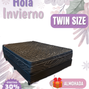 Conjunto Terral Resortes 100x190x23