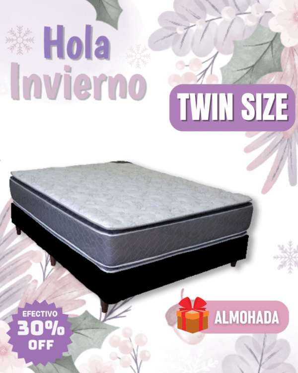 Conjunto Prestige Gamma Resortes 100x190x30