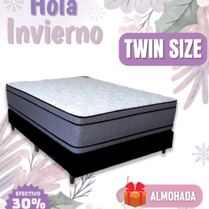 Conjunto Prestige Alfa Resortes 100x190x35