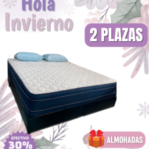Conjunto Madrid Resortes 140x190x29