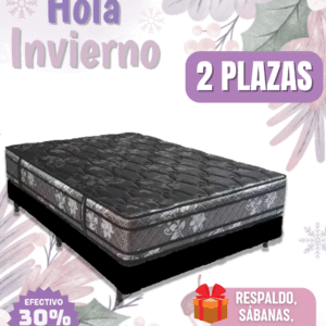 Combo Diamante 140 + sabanas + acolchado + respaldo