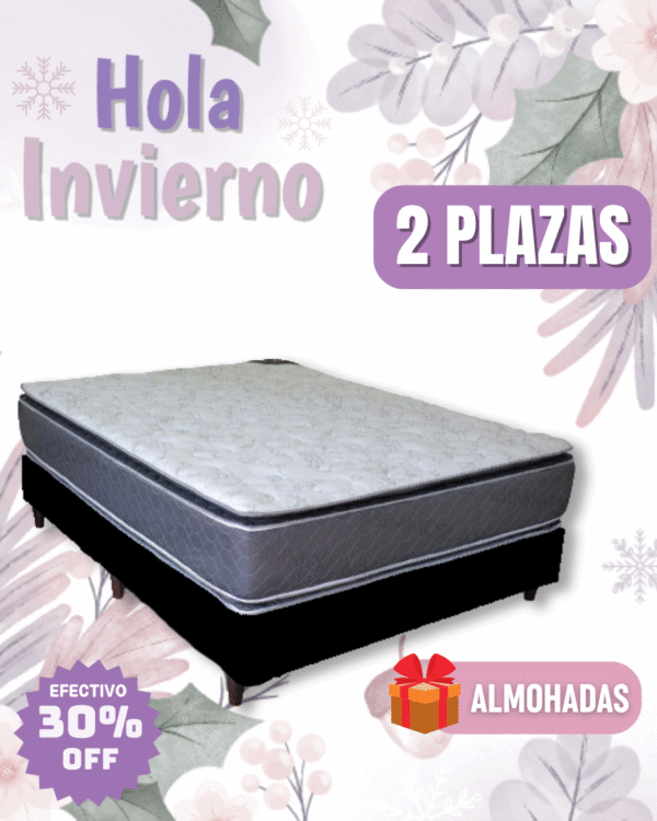 Conjunto Prestige Gamma Resortes 140x190x30