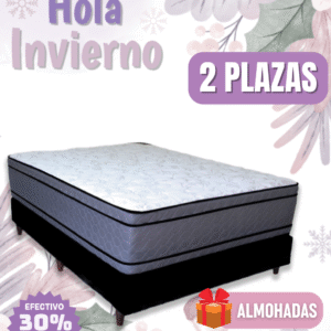 Conjunto Prestige Alfa Resortes 140x190x35