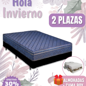Conjunto Prestige Royal Resortes 140x200x38