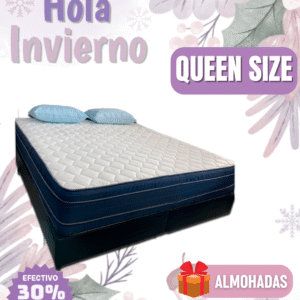 Conjunto Madrid Resortes 160x190x29