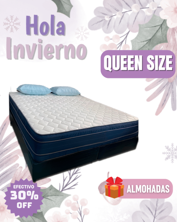 Conjunto Madrid Resortes 160x190x29