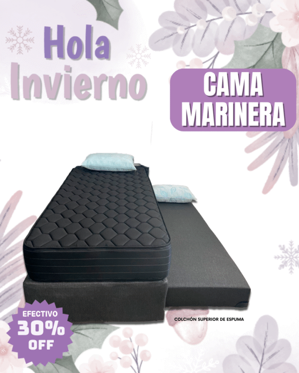 Marinera 90X190 + Nuevo Lujo 90x190x24