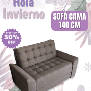 Sofa cama Julieta 140 (tela alpha)