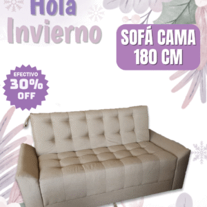 Sofa cama Julieta 180 (tela alpha)