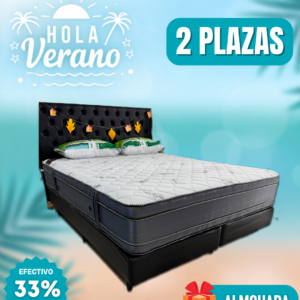 Conjunto Dorado Euro Plus de 140 x 190 x 34