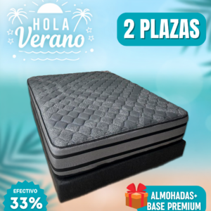Conjunto Prestige Royal Resortes 140x200x38