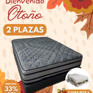 Conjunto Prestige Royal Resortes 140x200x38